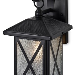 Светильник садово-парковый настенный Voltega Gabi черный 300 мм E27 40 Вт IP44 (VGL7214WL-01B) - фото 7