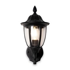 Светильник садово-парковый настенный Voltega Frak черный 330 мм E27 13 Вт IP44 (VGL7305WL-01B) - фото 3