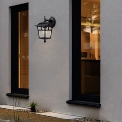 Светильник садово-парковый настенный Voltega Eve черный 280 мм E27 40 Вт IP44 (VGL7212WL-01B1) - фото 2