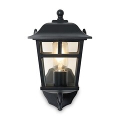 Светильник садово-парковый настенный Voltega Eve черный 280 мм E27 40 Вт IP44 (VGL7212WL-01B) - фото 5