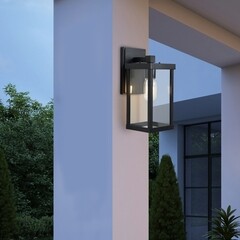 Светильник садово-парковый настенный Voltega Domi черный 300 мм E27 40 Вт IP44 (VGL7219WL-01B8) - фото 2