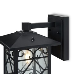 Светильник садово-парковый настенный Voltega Domi черный 275 мм E27 40 Вт IP44 (VGL7219WL-01B7) - фото 7