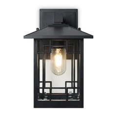 Светильник садово-парковый настенный Voltega Domi черный 275 мм E27 40 Вт IP44 (VGL7219WL-01B6) - фото 6