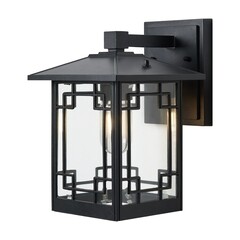 Изображение товара Светильник садово-парковый настенный Voltega Domi черный 275 мм E27 40 Вт IP44 (VGL7219WL-01B6)