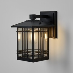 Светильник садово-парковый настенный Voltega Domi черный 275 мм E27 40 Вт IP44 (VGL7219WL-01B5) - фото 7