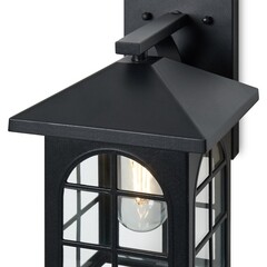 Светильник садово-парковый настенный Voltega Domi черный 245 мм E27 40 Вт IP44 (VGL7219WL-01B4) - фото 7