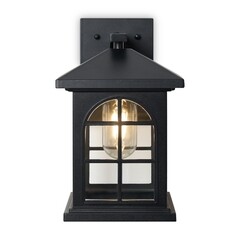 Светильник садово-парковый настенный Voltega Domi черный 245 мм E27 40 Вт IP44 (VGL7219WL-01B4) - фото 6