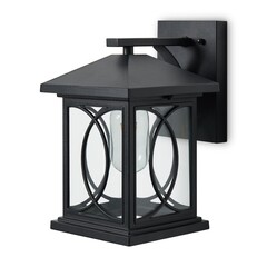 Светильник садово-парковый настенный Voltega Domi черный 245 мм E27 40 Вт IP44 (VGL7219WL-01B3) - фото 8