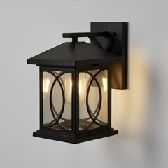 Светильник садово-парковый настенный Voltega Domi черный 245 мм E27 40 Вт IP44 (VGL7219WL-01B3) - фото 6