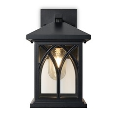 Светильник садово-парковый настенный Voltega Domi черный 245 мм E27 40 Вт IP44 (VGL7219WL-01B1) - фото 6