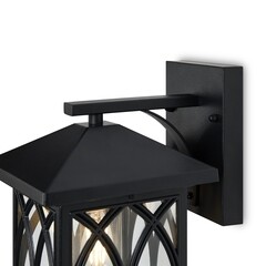 Светильник садово-парковый настенный Voltega Domi черный 245 мм E27 40 Вт IP44 (VGL7219WL-01B1) - фото 4