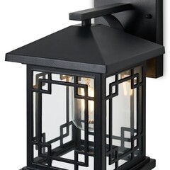 Светильник садово-парковый настенный Voltega Domi черный 245 мм E27 40 Вт IP44 (VGL7219WL-01B) - фото 7