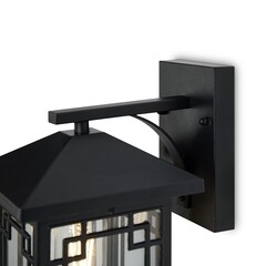 Светильник садово-парковый настенный Voltega Domi черный 245 мм E27 40 Вт IP44 (VGL7219WL-01B) - фото 4