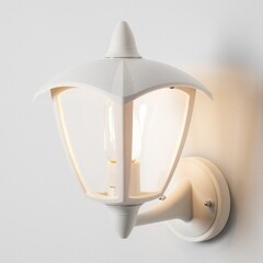 Светильник садово-парковый настенный Voltega Corse белый 270 мм E27 13 Вт IP44 (VGL7306WL-01W1) - фото 8