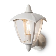 Светильник садово-парковый настенный Voltega Corse белый 270 мм E27 13 Вт IP44 (VGL7306WL-01W1) - фото 6