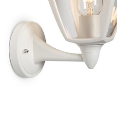 Светильник садово-парковый настенный Voltega Corse белый 270 мм E27 13 Вт IP44 (VGL7306WL-01W1) - фото 4