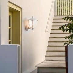 Светильник садово-парковый настенный Voltega Corse белый 270 мм E27 13 Вт IP44 (VGL7306WL-01W1) - фото 2