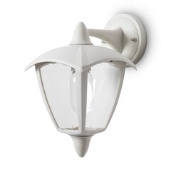 Светильник садово-парковый настенный Voltega Corse белый 270 мм E27 13 Вт IP44 (VGL7306WL-01W) - фото 6