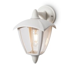 Светильник садово-парковый настенный Voltega Corse белый 270 мм E27 13 Вт IP44 (VGL7306WL-01W) - фото 5