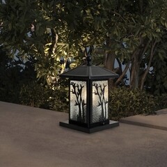 Светильник садово-парковый Voltega Saga черный 245 мм E27 40 Вт IP44 (VGL7218FL-01B) - фото 2