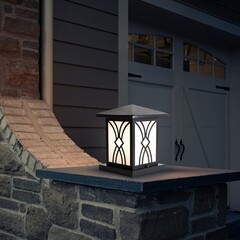 Светильник садово-парковый Voltega Nef черный 230 мм E27 40 Вт IP44 (VGL7222FL-01B4) - фото 2