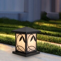 Светильник садово-парковый Voltega Nef черный 230 мм E27 40 Вт IP44 (VGL7222FL-01B3) - фото 4