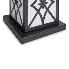 Светильник садово-парковый Voltega Nef черный 230 мм E27 40 Вт IP44 (VGL7222FL-01B) - фото 3