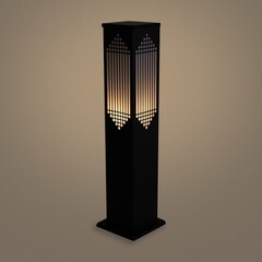 Светильник садово-парковый Voltega Navata черный 800 мм E27 40 Вт IP44 (VGL7223FL-01B) - фото 8