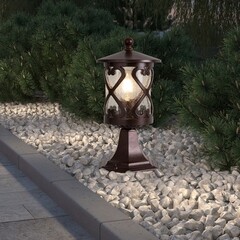 Светильник садово-парковый Voltega Mifi бронза 330 мм E27 40 Вт IP44 (VGL7211FL-01BR) - фото 2