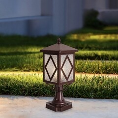 Светильник садово-парковый Voltega Heim бронза 330 мм E27 40 Вт IP44 (VGL7210FL-01BR) - фото 2