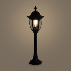 Светильник садово-парковый Voltega Frak черный 560 мм E27 13 Вт IP44 (VGL7305FL-01B) - фото 7