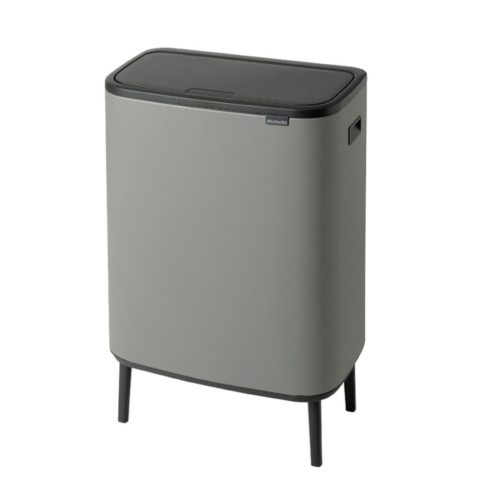 Изображение товара Ведро для мусора Brabantia Bo Hi Touch Bin двухсекционное 60 л серебро