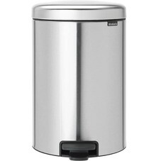 Ведро для мусора Brabantia NewIcon с крышкой 20 л металл стальное с педалью