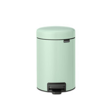 Ведро для мусора Brabantia NewIcon с крышкой 3 л металл мятно-голубое с педалью