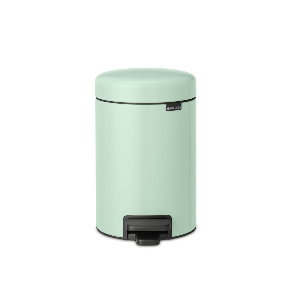 Изображение товара Ведро для мусора Brabantia NewIcon 3л с крышкой педаль металл мятно-голубое
