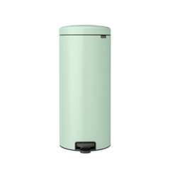 Ведро для мусора Brabantia NewIcon с крышкой 30 л металл мятно-голубое с педалью