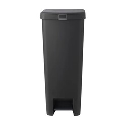 Изображение товара Ведро для мусора Brabantia StepUp с крышкой 40 л пластик темно-серое с педалью