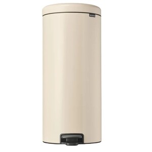 Ведро для мусора Brabantia NewIcon с крышкой 30 л металл бежевое с педалью