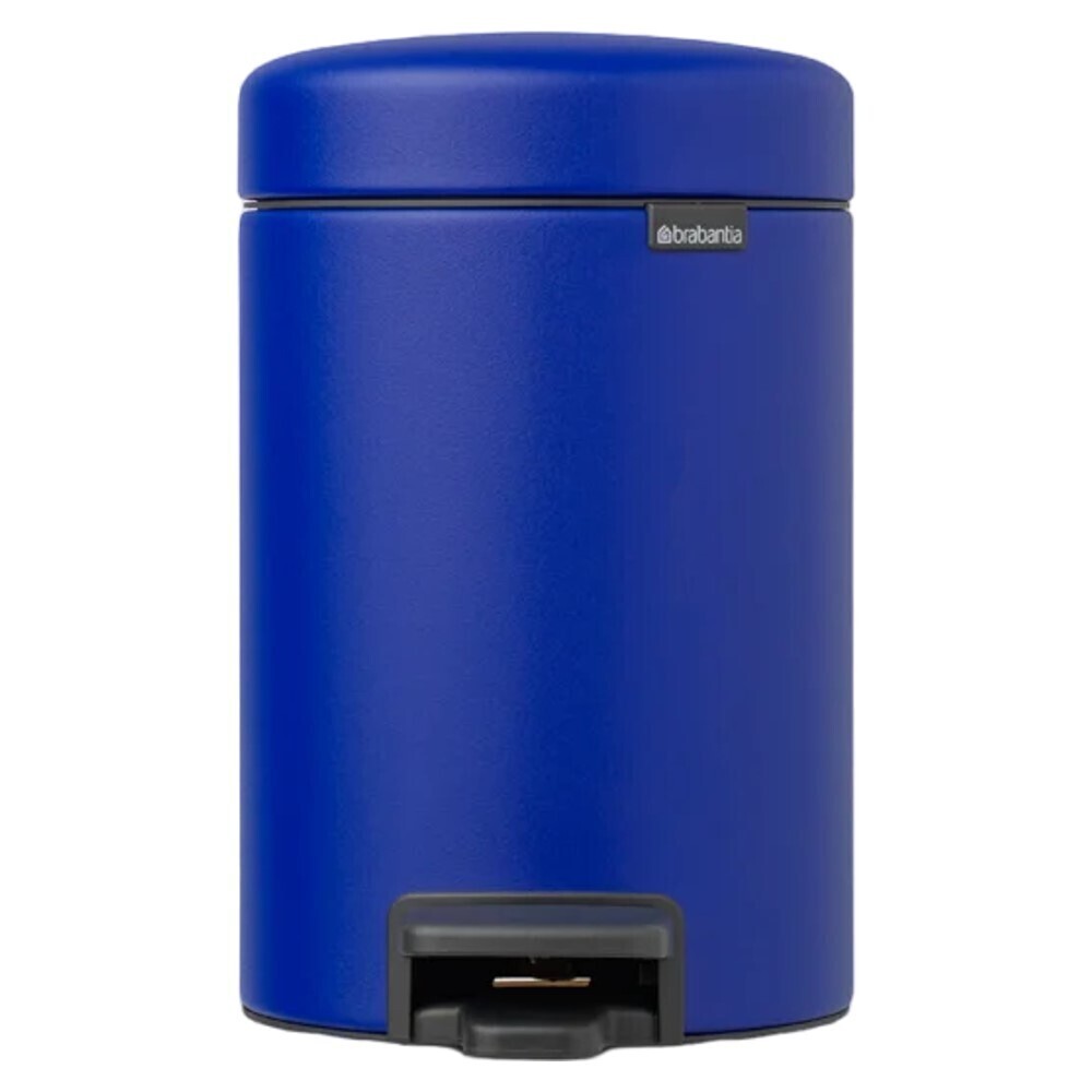 Изображение товара Ведро для мусора Brabantia NewIcon 3 л с крышкой педаль матовая металл синий