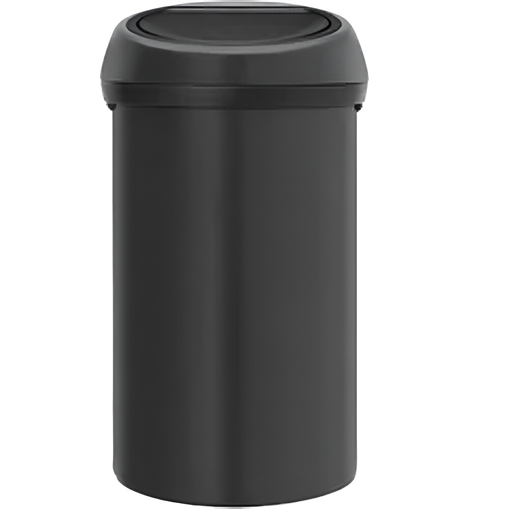 

Ведро для мусора Brabantia Touch Bin с крышкой 60 л металл, Черный