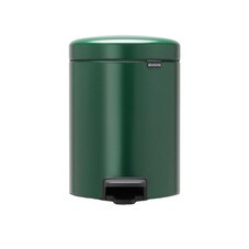 Ведро для мусора Brabantia NewIcon с крышкой 5 л металл зеленая сосна с педалью