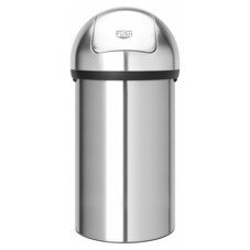 Ведро для мусора Brabantia Push Bin с крышкой 60 л металл стальное матовое