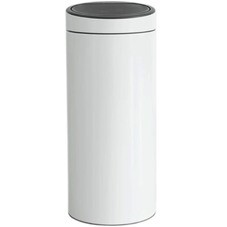 Ведро для мусора Brabantia Touch Bin New с крышкой 30 л металл белое