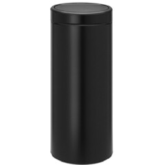 Ведро для мусора Brabantia Touch Bin New с крышкой 30 л металл черное