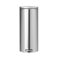 Ведро для мусора Brabantia Classic с крышкой 30 л металл стальное матовое с педалью