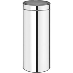 Изображение товара Ведро для мусора Brabantia Touch Bin с крышкой 30 л металл стальное полированное