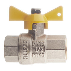 Кран шаровой газовый Valtec 1/2 ВР(г) х 1/2 ВР(г) бабочка (VT.277.N.04) - фото 2