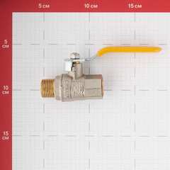 Кран шаровой газовый Valtec 1/2 ВР(г) х 1/2 НР(ш) ручка (VT.272.N.04) - фото 4