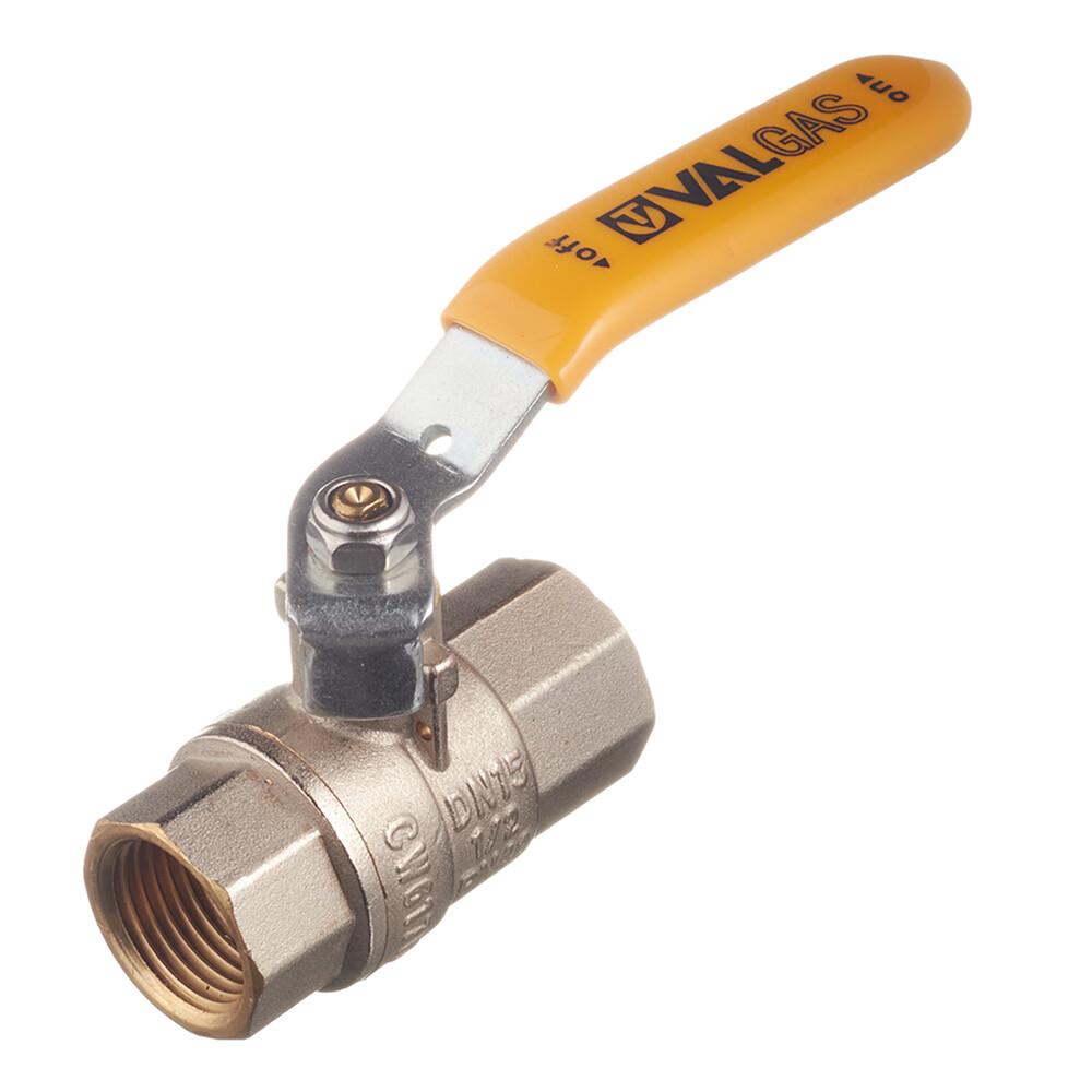 Изображение товара Кран шаровой газовый Valtec 1/2 ВР(г) х 1/2 ВР(г) ручка (VT.271.N.04)
