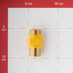 Муфта диэлектрическая прямая 1/2 НР(ш) х 1/2 НР(ш) - фото 3